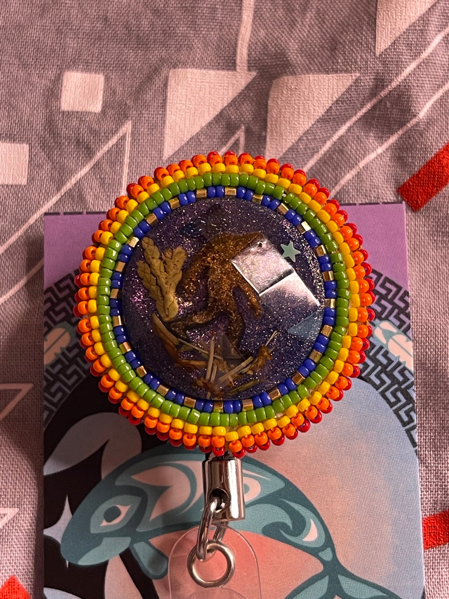 Rain-Bro Sasquatch Badge Holder